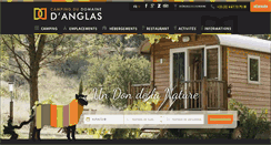 Desktop Screenshot of camping-anglas.com